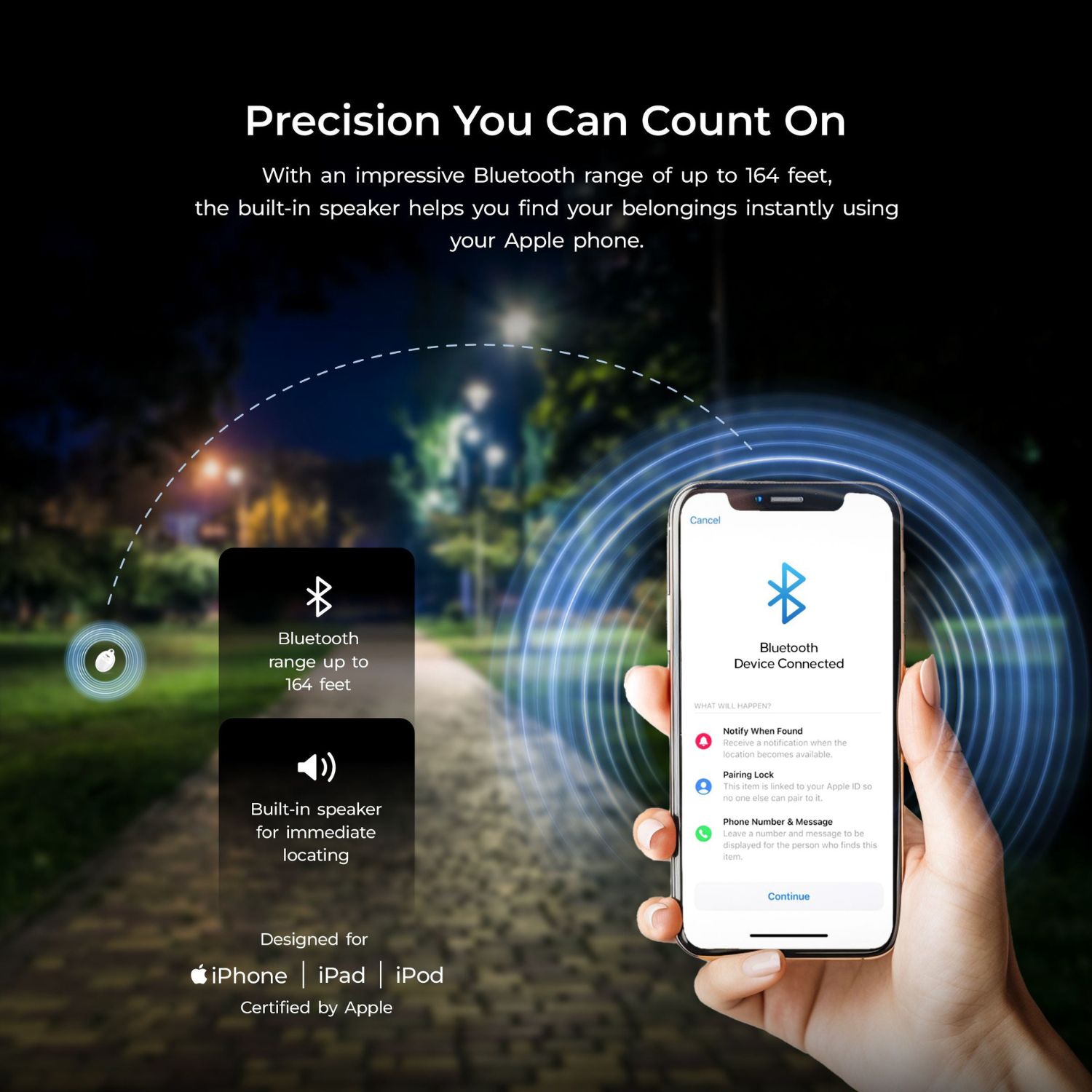 Digitek DSF 002 SmartFinder Wireless Bluetooth Anti-Lost Anti-Theft Alarm Device Tracker