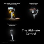 Digitek DSG-007F AI 3 Axis Wide Angle Smartphone Gimbal with AI Tracker