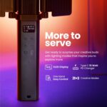 Digitek DSL-30W RGB Portable Handheld LED Light Wand with Grid