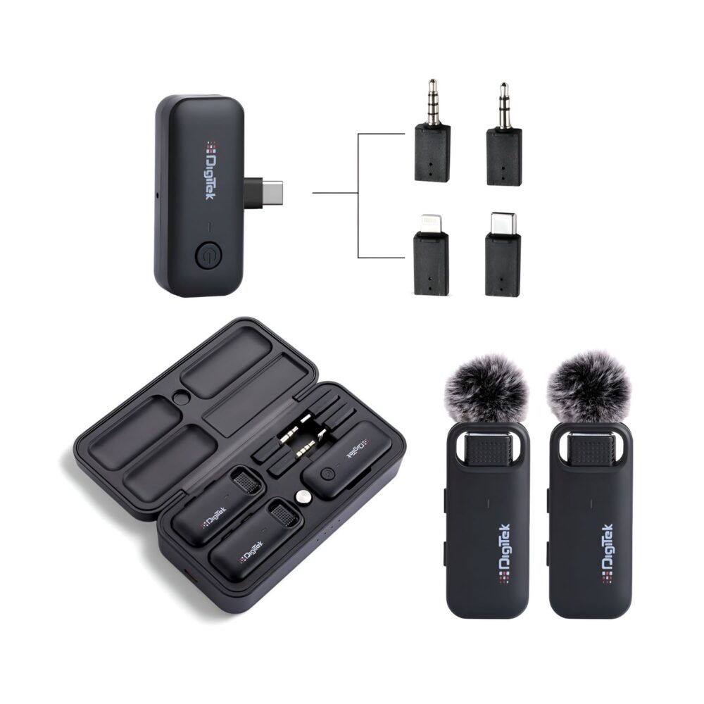 Digitek DWM-106 2-in-1 Wireless Microphone System