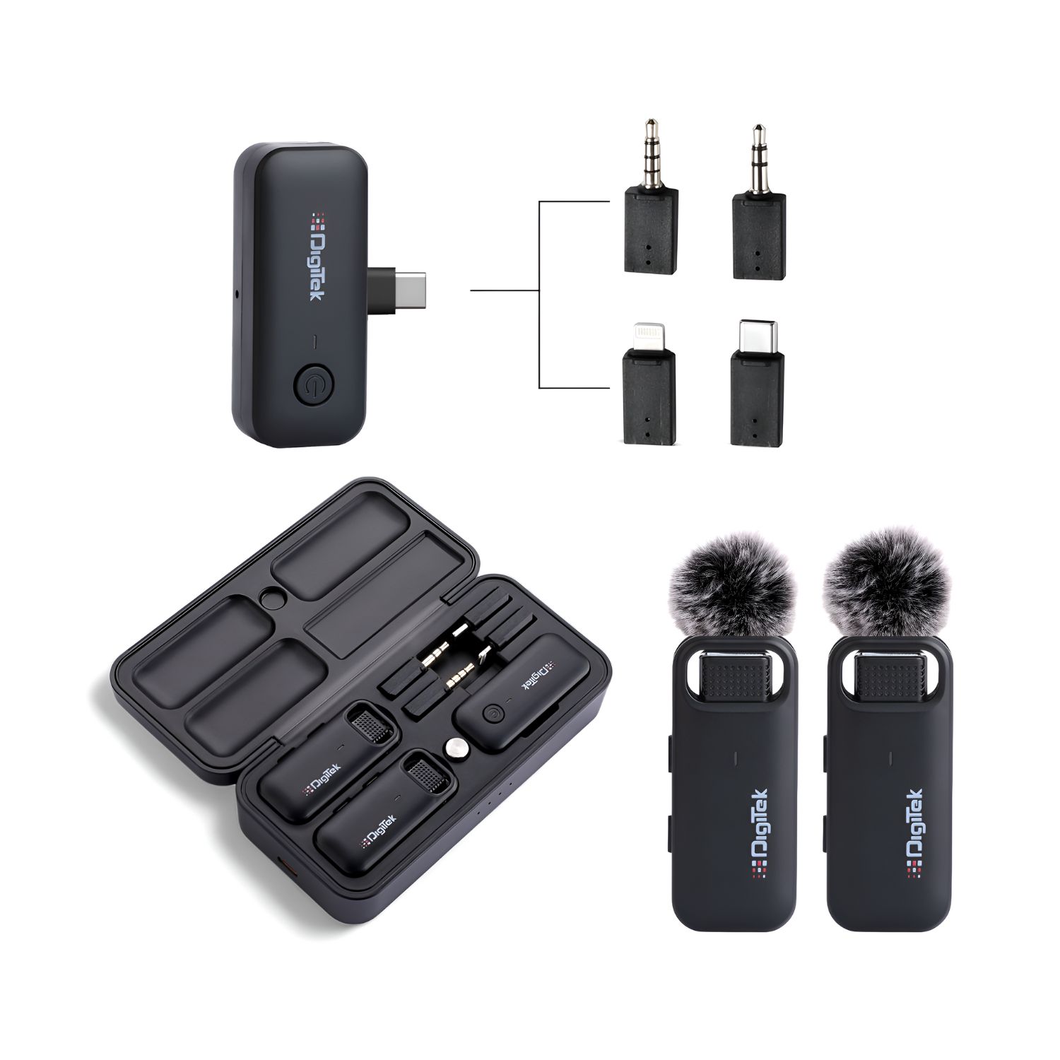 Digitek DWM-106 2-in-1 Wireless Microphone System