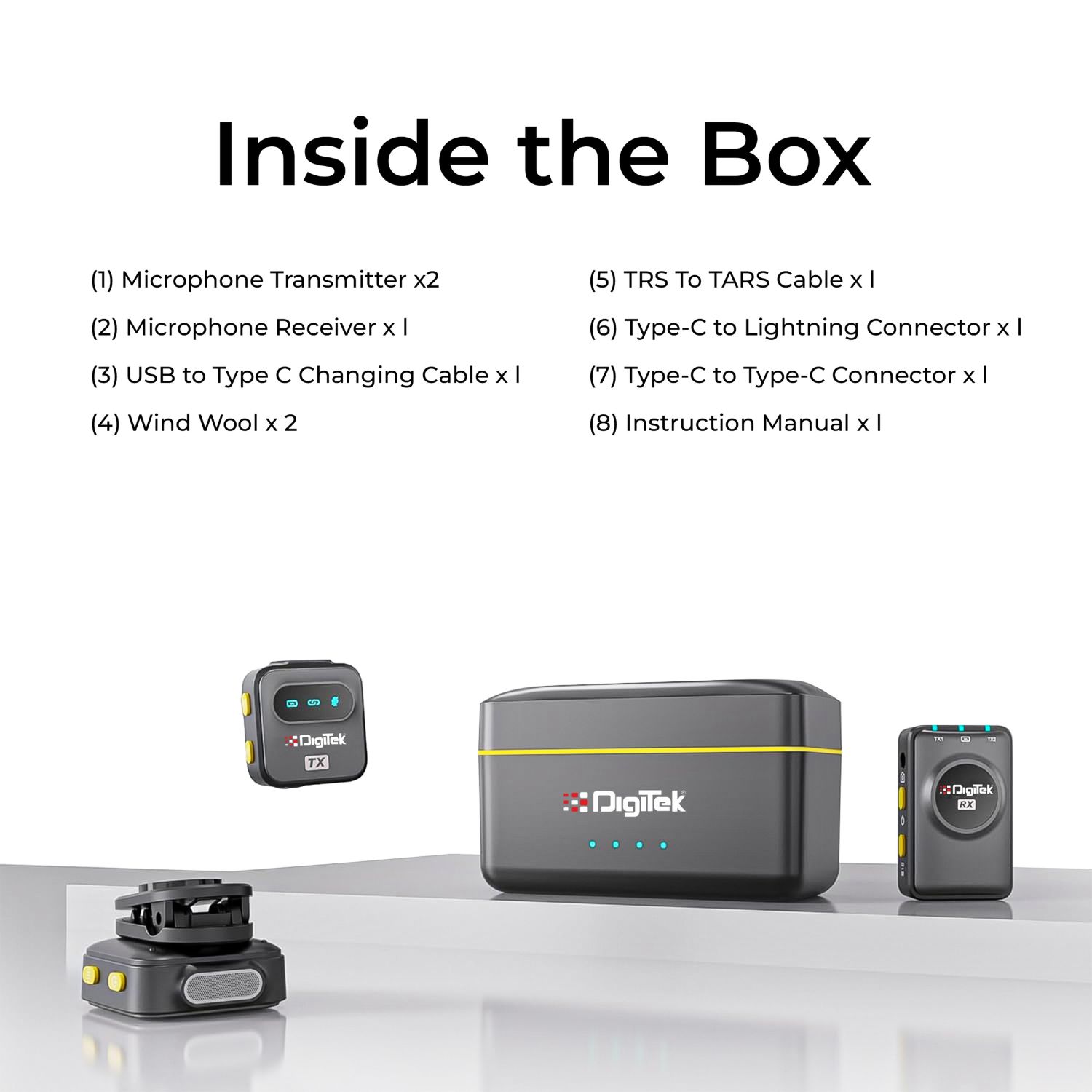 Digitek DWM-118 2-in-1 Wireless Microphone