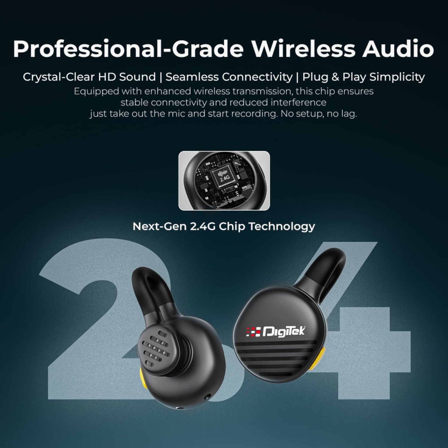 Digitek DWM 119 2-in-1 Wireless Microphone