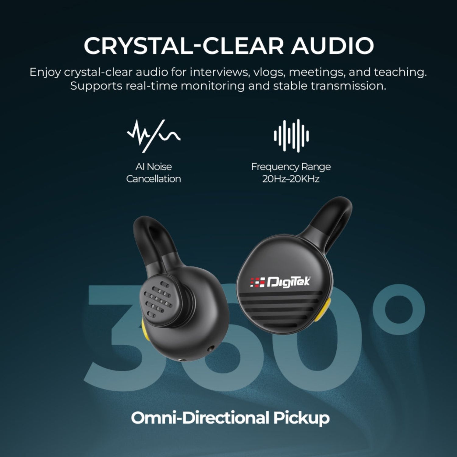 Digitek DWM 119 2-in-1 Wireless Microphone