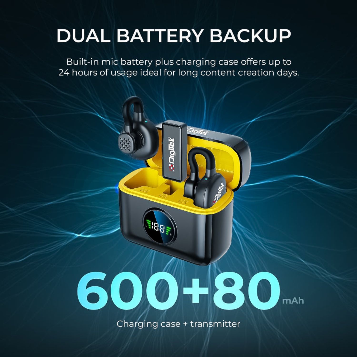 Digitek DWM 119 2-in-1 Wireless Microphone