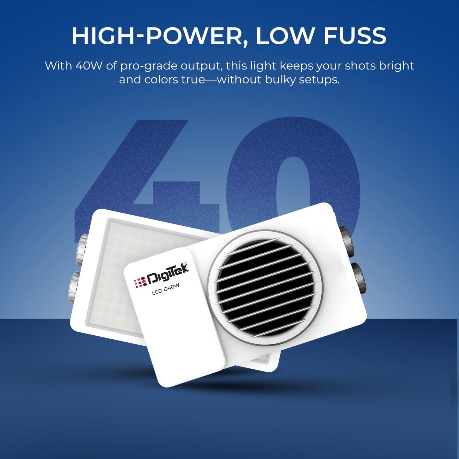 Digitek LED-D40W Bi-Color Portable LED Video Light