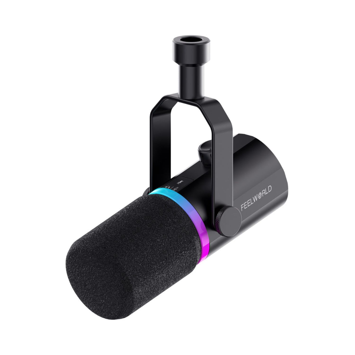 Feelworld PM1 XLR USB Dynamic Microphone with Boom Arm Stand for Podcast