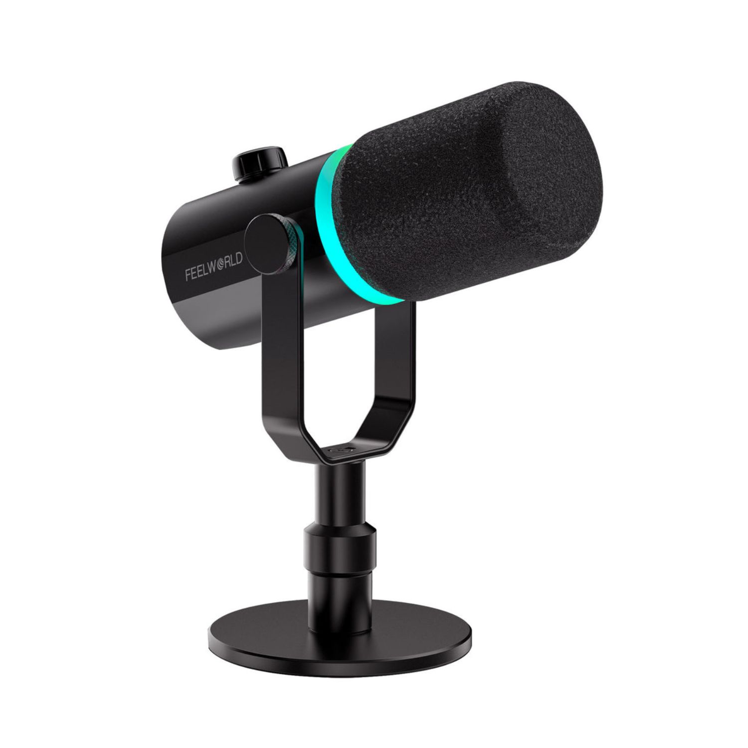 Feelworld PM1 XLR USB Dynamic Microphone with Boom Arm Stand for Podcast