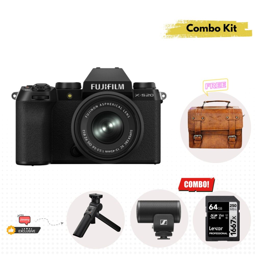 Fujifilm X-S20 Vlogger Kit With FREE Bag