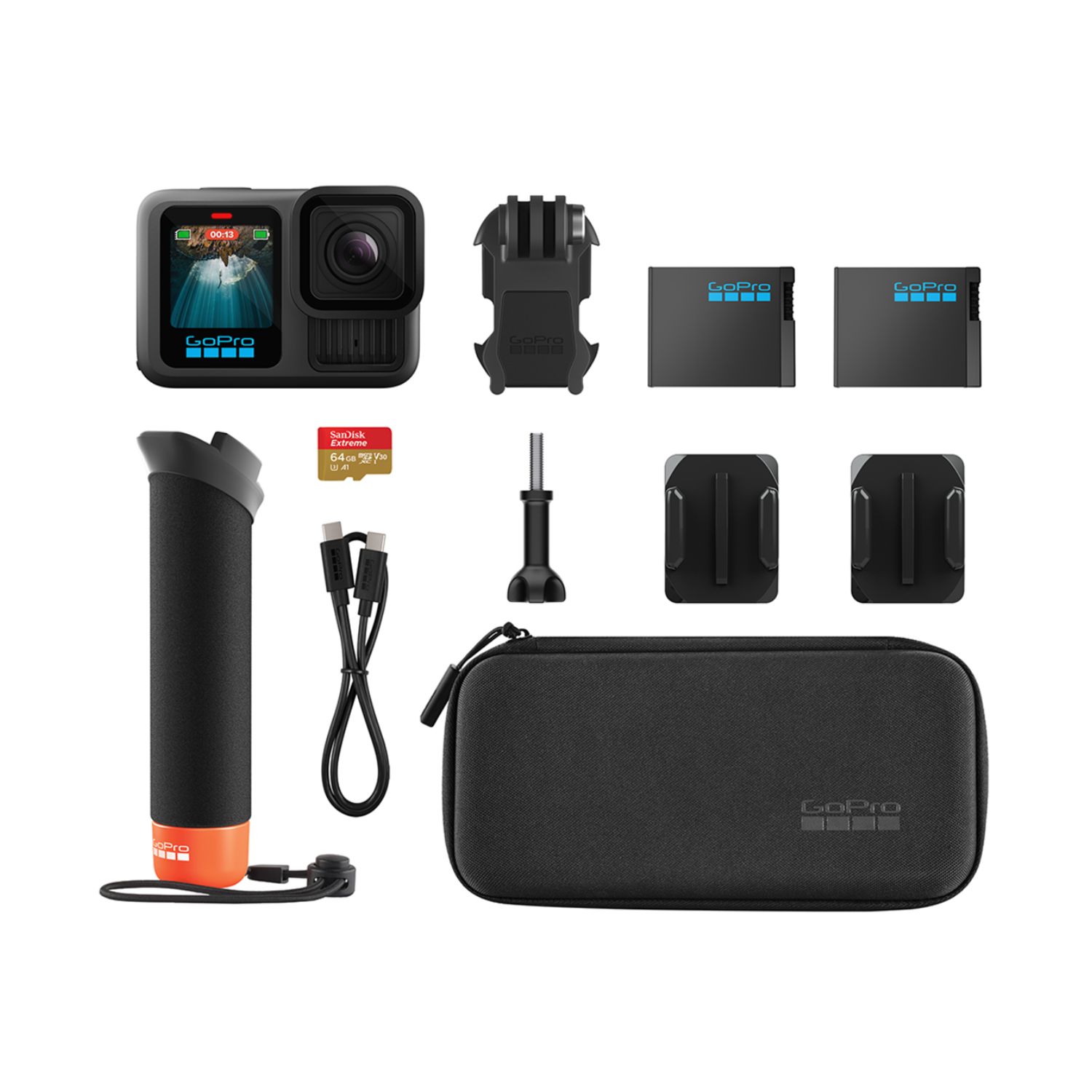 GoPro HERO 13 Black Accessories Bundle