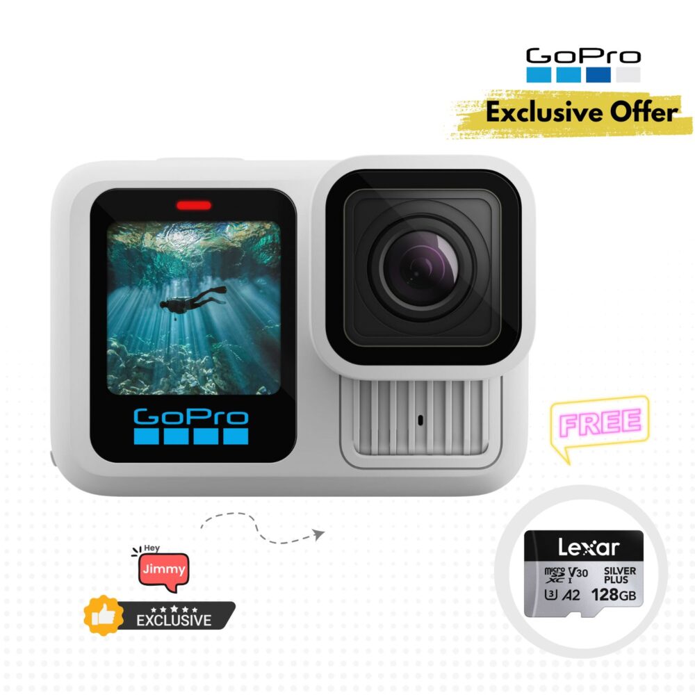 GoPro HERO 13 Black Action Camera Polar White (Limited Edition)