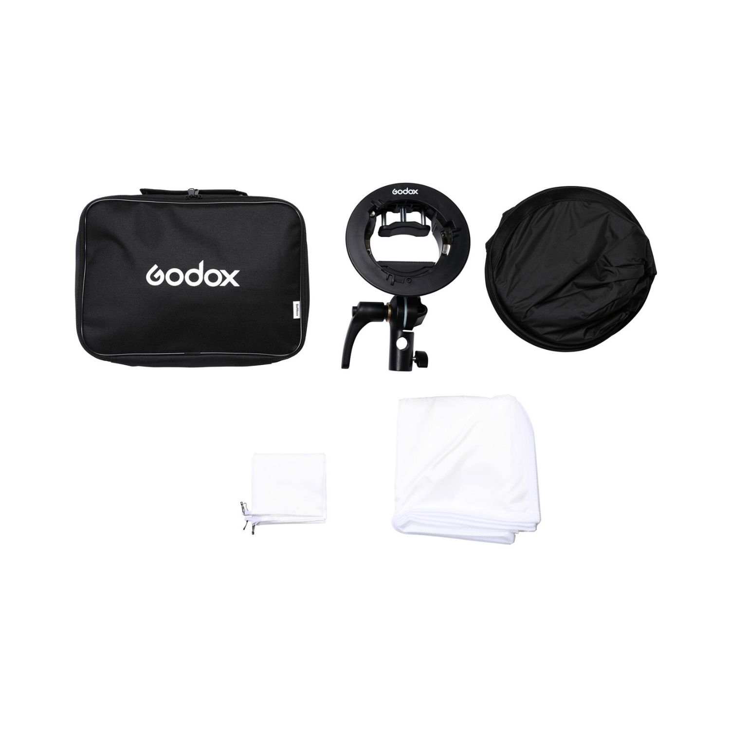 Godox SGUV8080 S2 Speedlite Bracket with Softbox & Carrying Bag Kit
