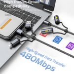 Lenyes LC112 6-in-1 60W Braided Cable