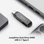 Lexar 128GB JumpDrive Dual Drive D400 USB 3.2 USB-C