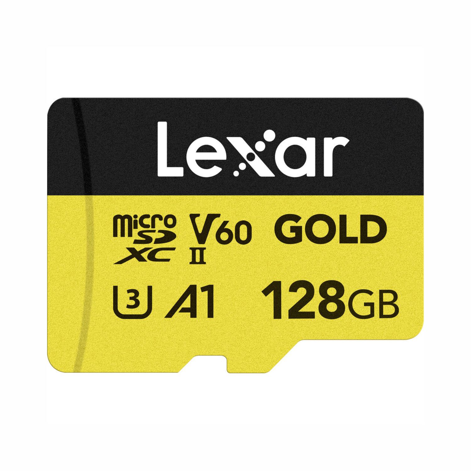 Lexar 128GB Professional GOLD microSDXC UHS-II V60 Memory Card (280MB/s)