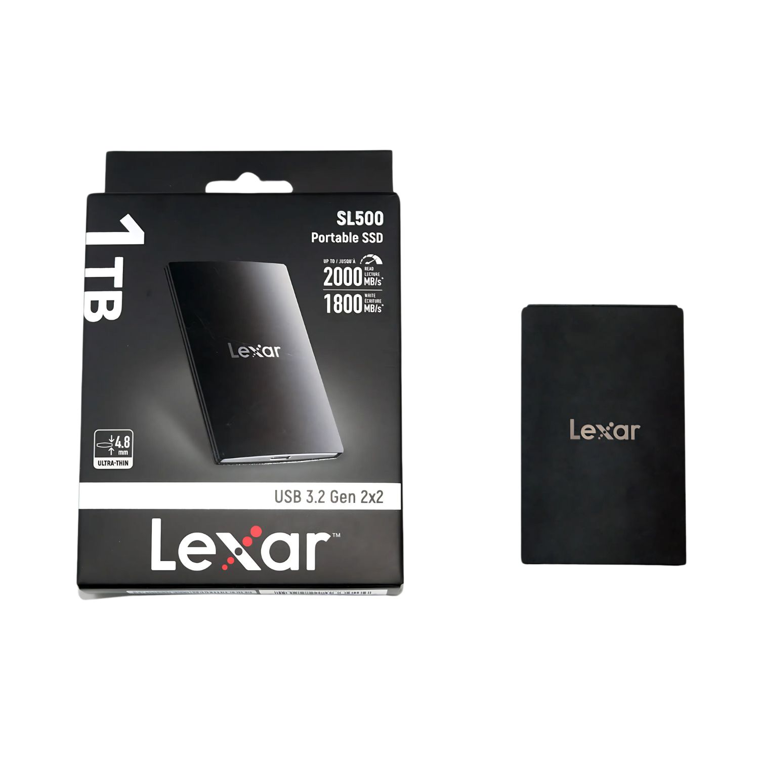 Lexar 1TB SL500 USB 3.2 Gen 2x2 Portable SSD