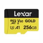 Lexar 256GB Professional GOLD microSDXC UHS-II V60 Memory Card (280MB/s)