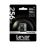 Lexar 256GB Professional SILVER PLUS SDXC UHS-I V30 Memory Card (205MB/s)