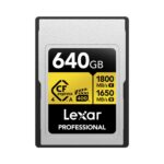 Lexar Professional 640GB GOLD CFexpress 4.0 Type A Memory Card (1800 MB/s)