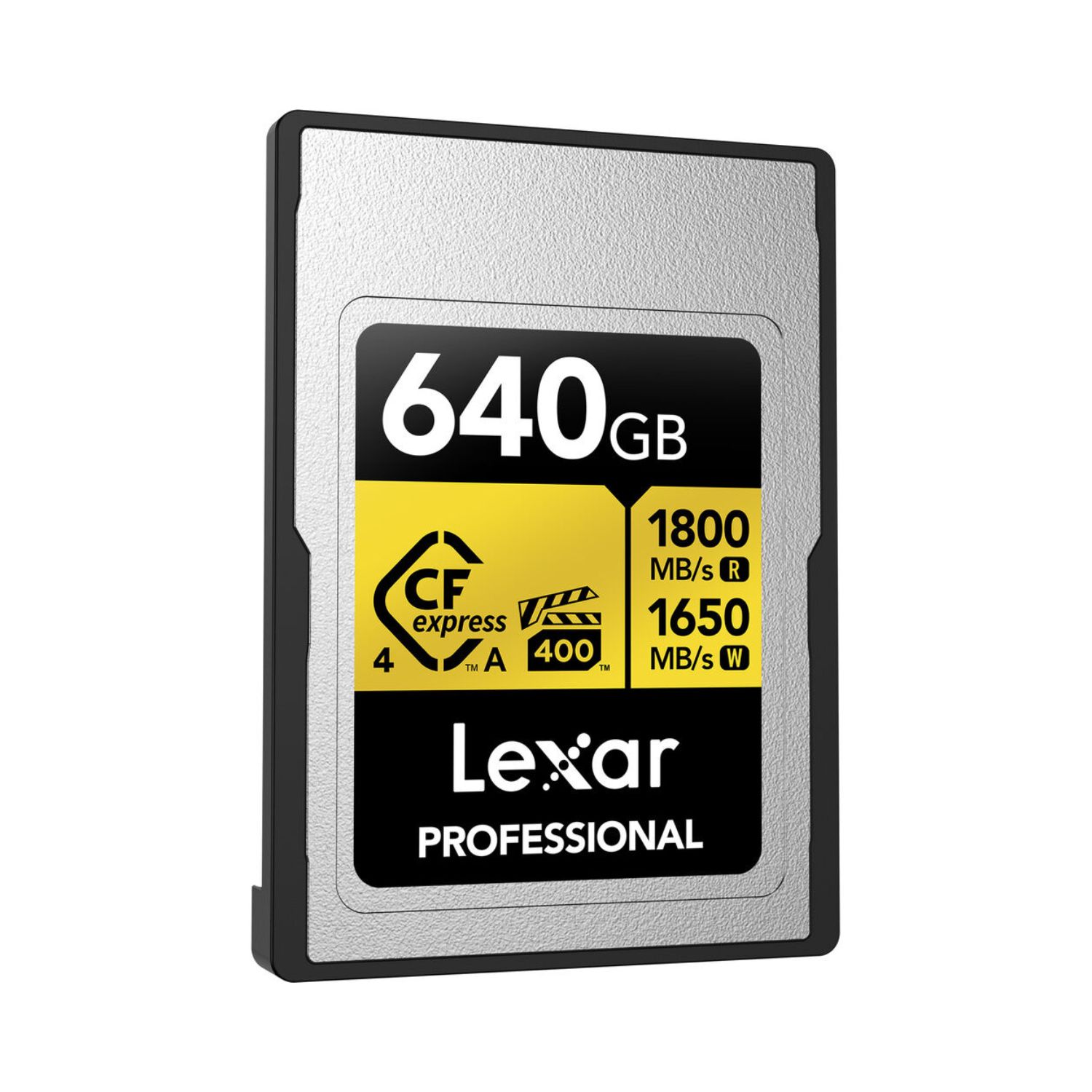 Lexar Professional 640GB GOLD CFexpress 4.0 Type A Memory Card (1800 MB/s)