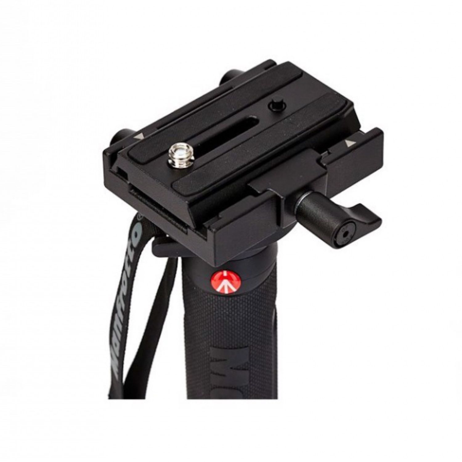 Manfrotto MVMXPROA4577 XPRO 4 Section Video Monopod Sliding Plate & FLUIDTECH Base