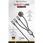 Neopack 100W Smart Link 3 in 1 Type-C Cable (1.5m)