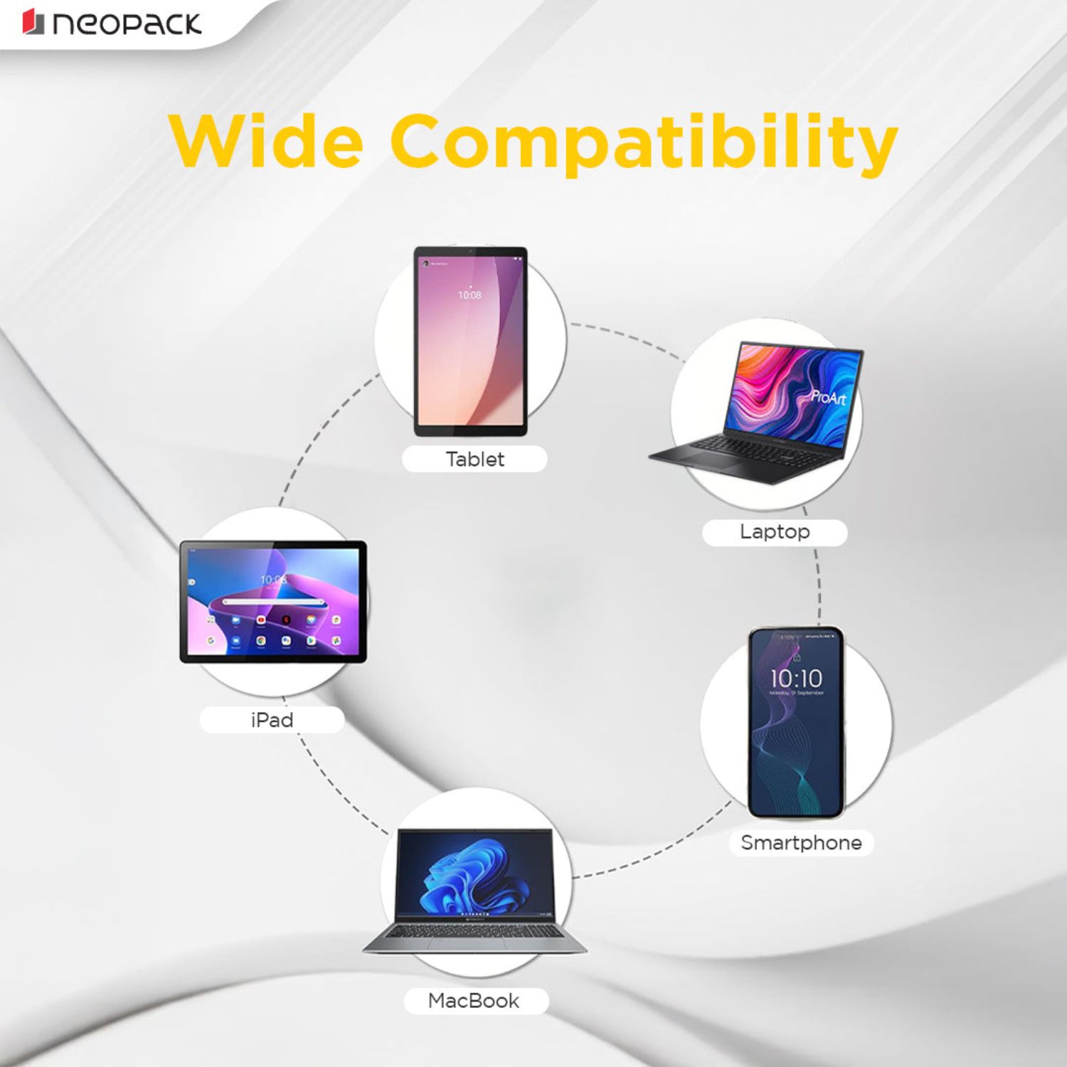 Neopack 3 IN 1 Multiport USB-C Hub (Silver)