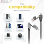 Neopack Almighty 4IN1 Nylon Braided Cable 66W for Smartphones, Laptops & More (1M)