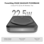 POWERUP 10000mAh PowerMag Stand Mag-Safe Power Bank