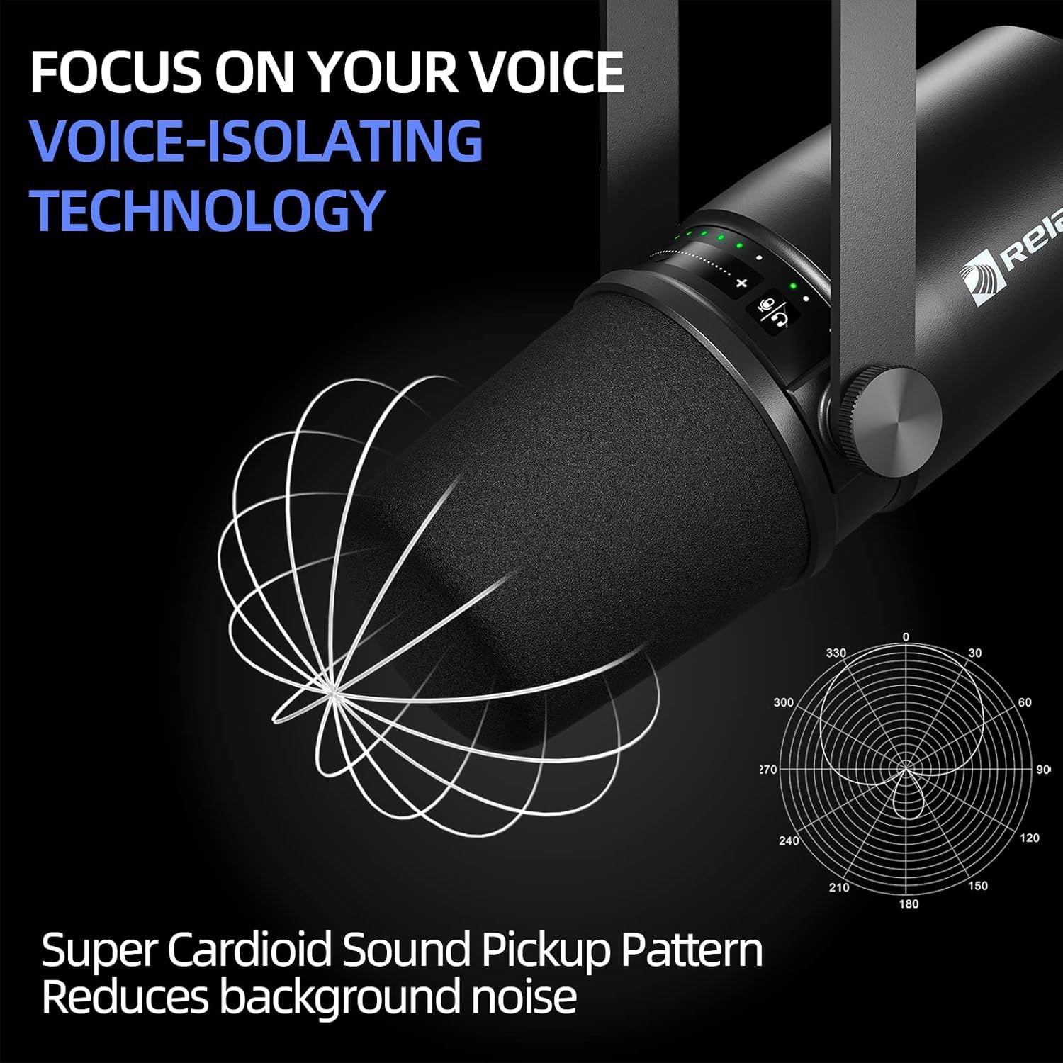 Relacart PM2 Dynamic Vocal USB/XLR Microphone