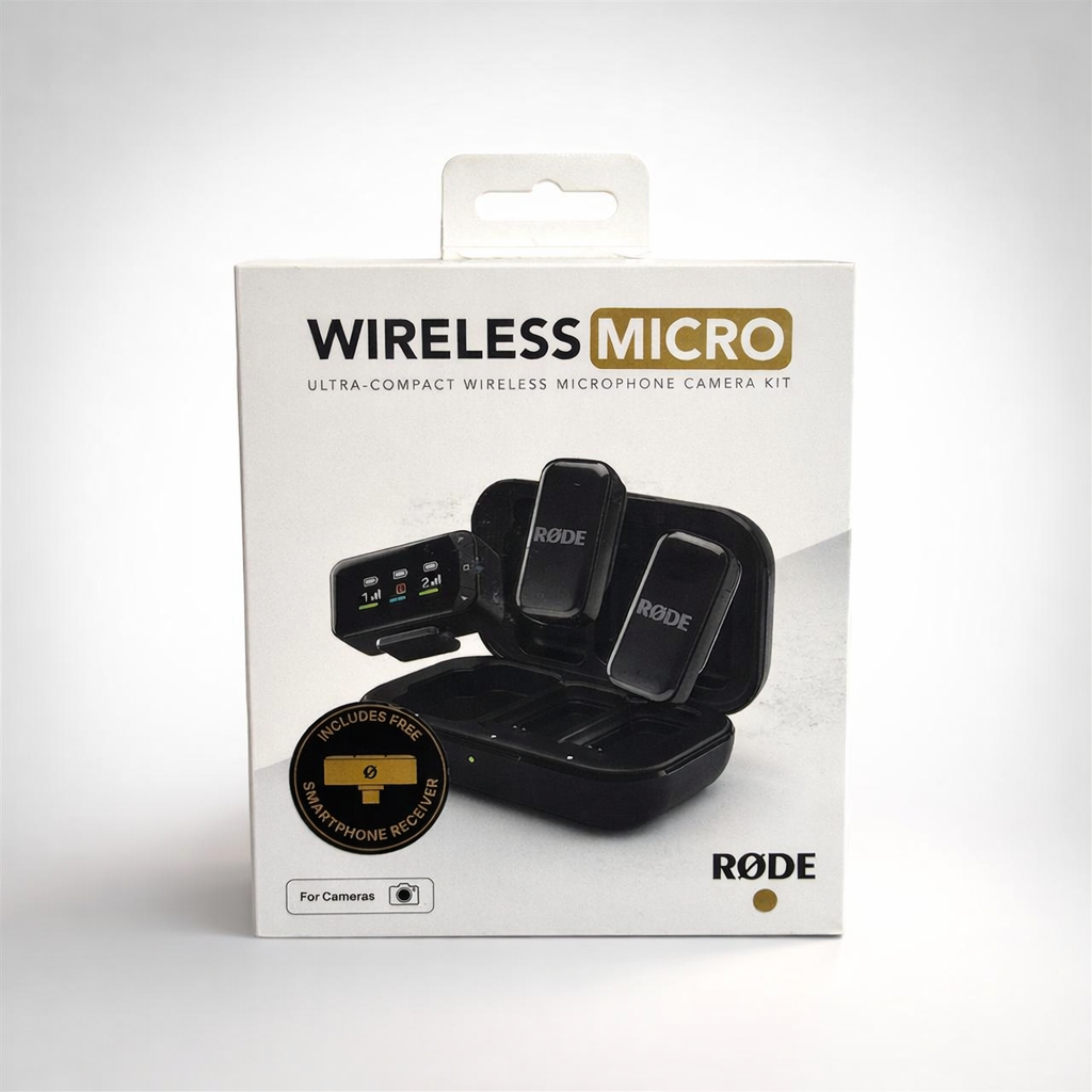 Rode Wireless Micro 2 Person Ultracompact Wireless Microphone Camera Kit