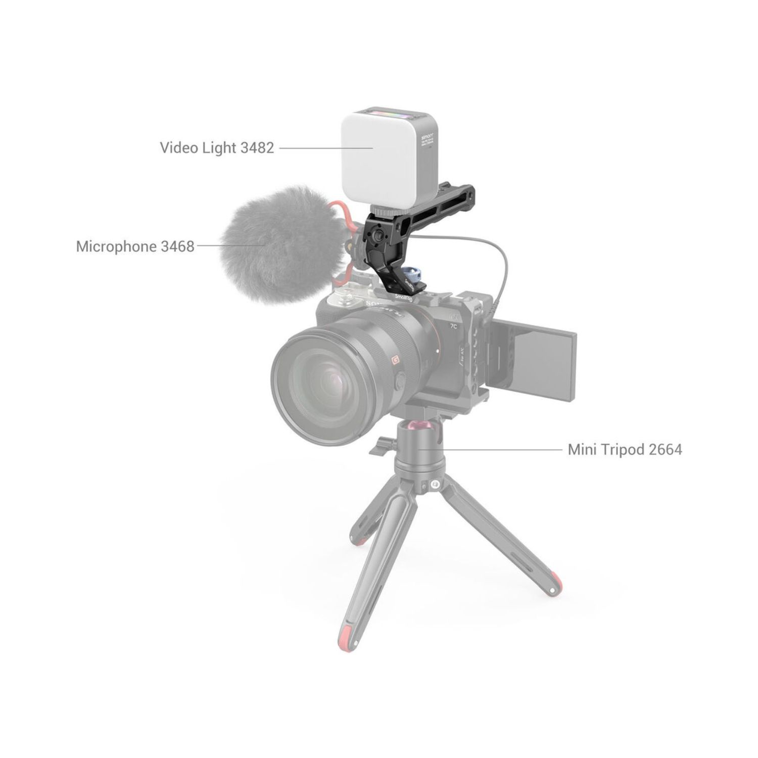 SmallRig 3765 ARRI Locating Top Handle (Lite)