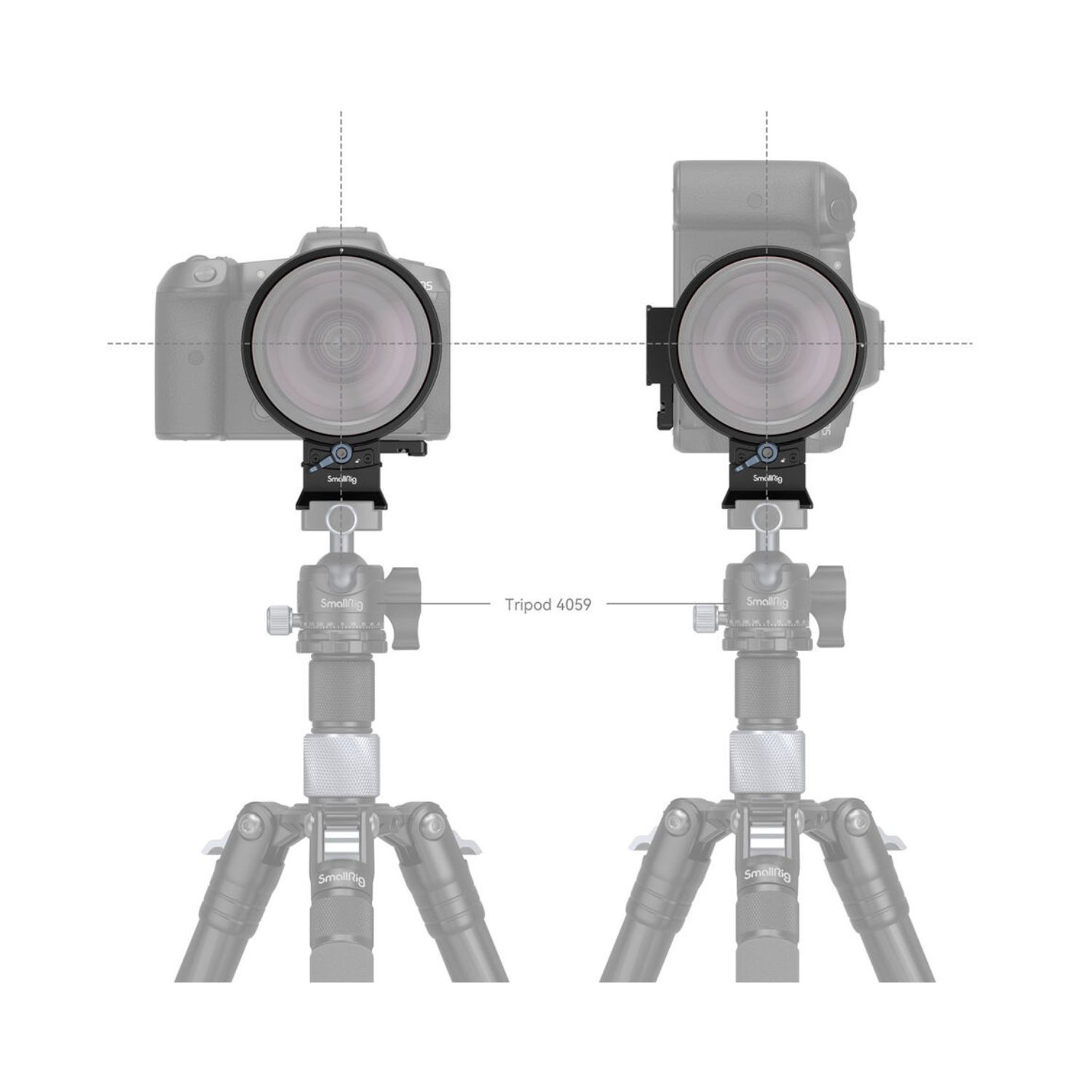 SmallRig 4300 Rotatable Horizontal-to-Vertical Mount Plate Kit for Select Canon R-Series Cameras