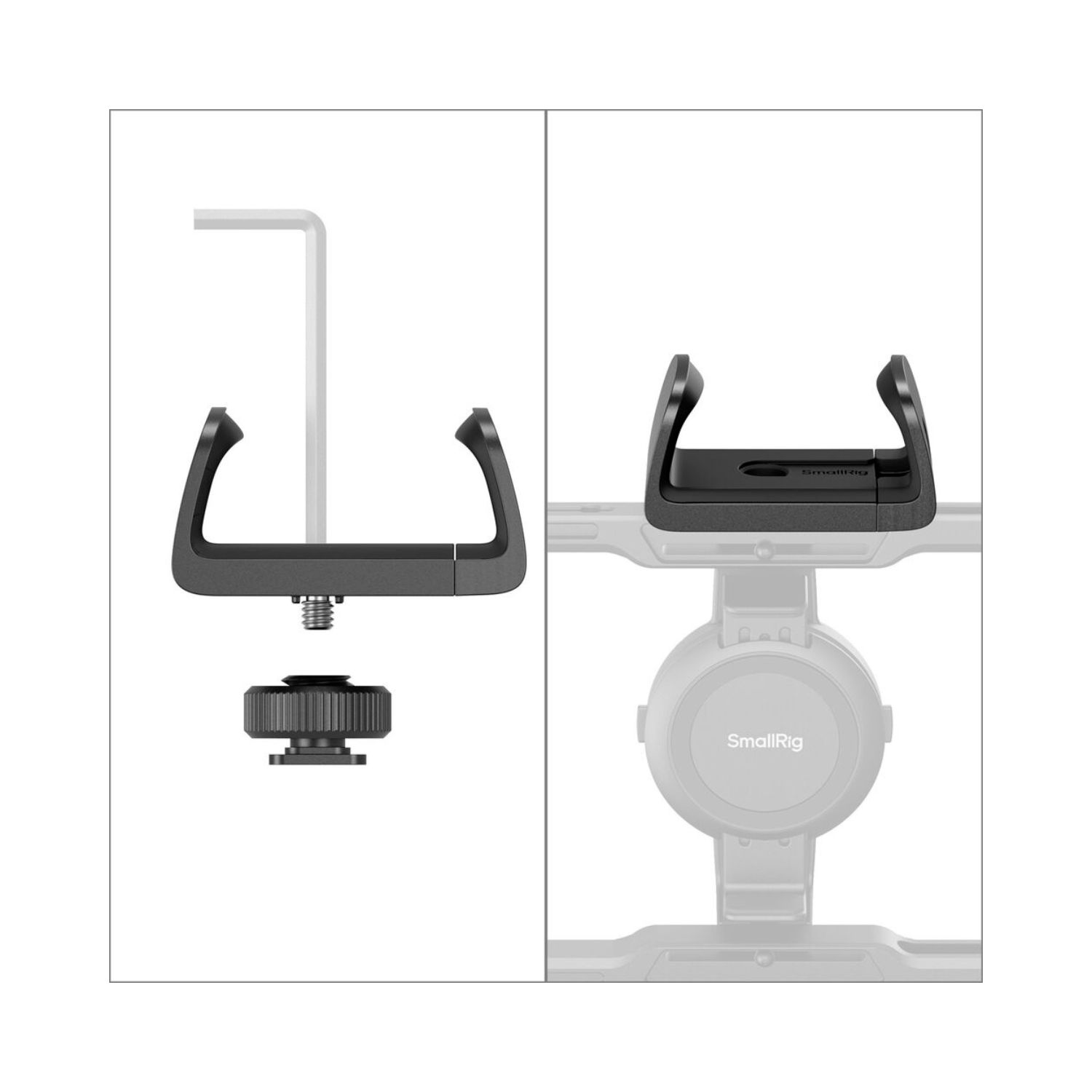 SmallRig 4600 Power Bank Clamp with Cold Shoe Mount