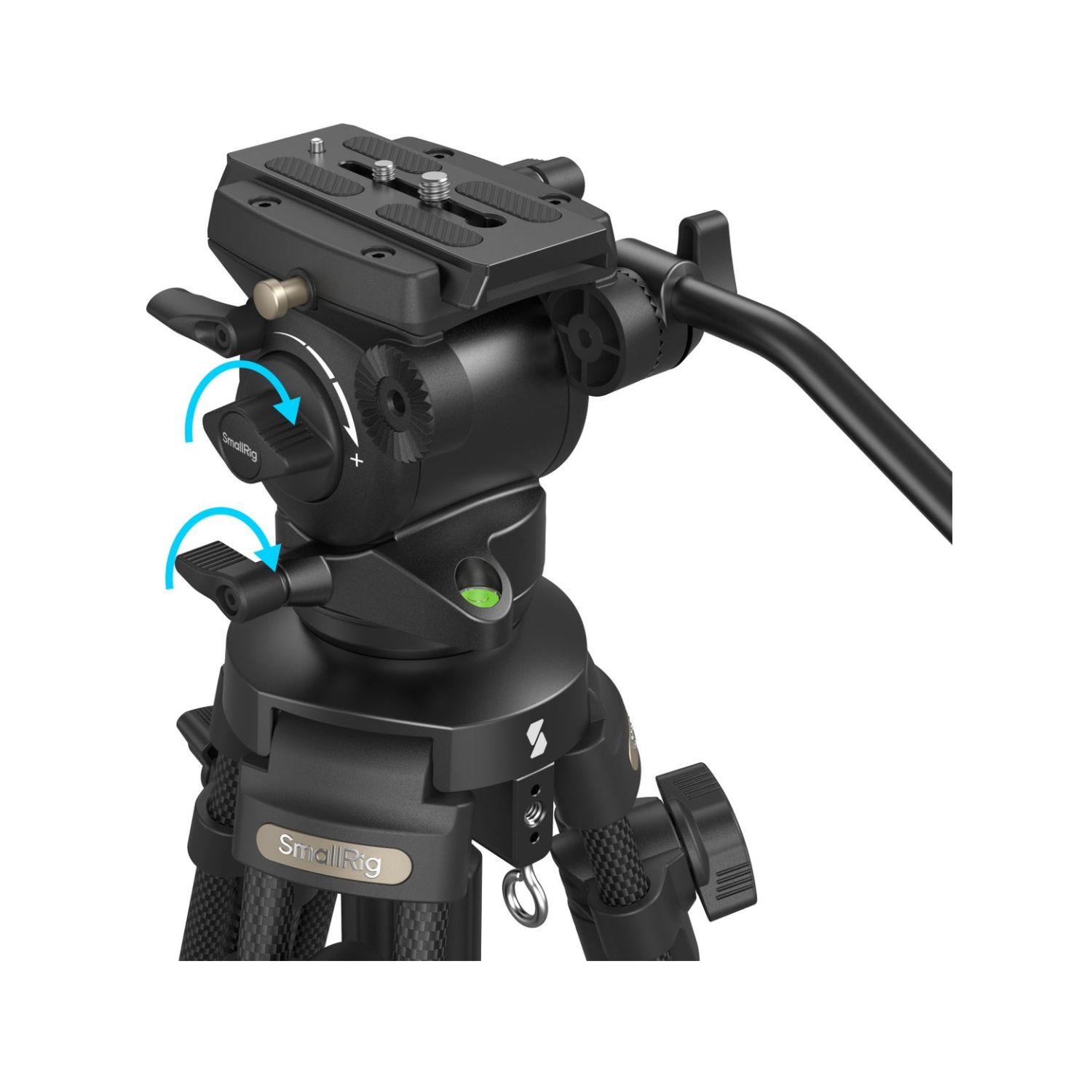 SmallRig 4685 Lightweight Video Carbon Fiber Tripod Kit AD-50