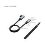 SmallRig 4790 USB-C (Straight) to USB-C (Angled) Data Cable (35cm / 13.8in)