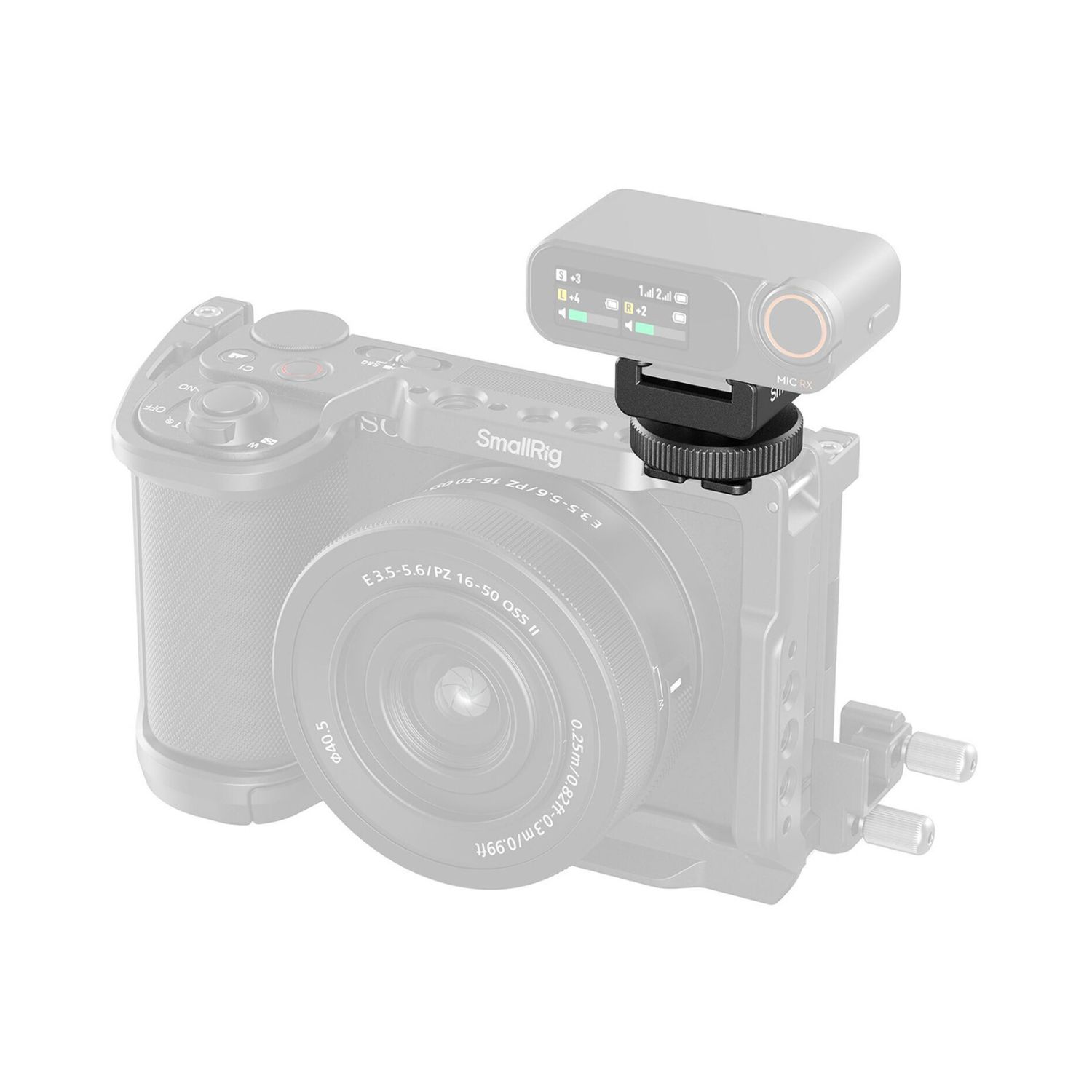 SmallRig 4822 Wireless Microphone Support with Cold Shoe Mount