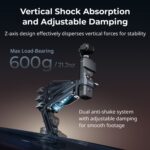 SmallRig 5123 Mini Shock Absorber Arm for DJI Osmo Pocket 3 / GoPro HERO13 / Insta360 X4