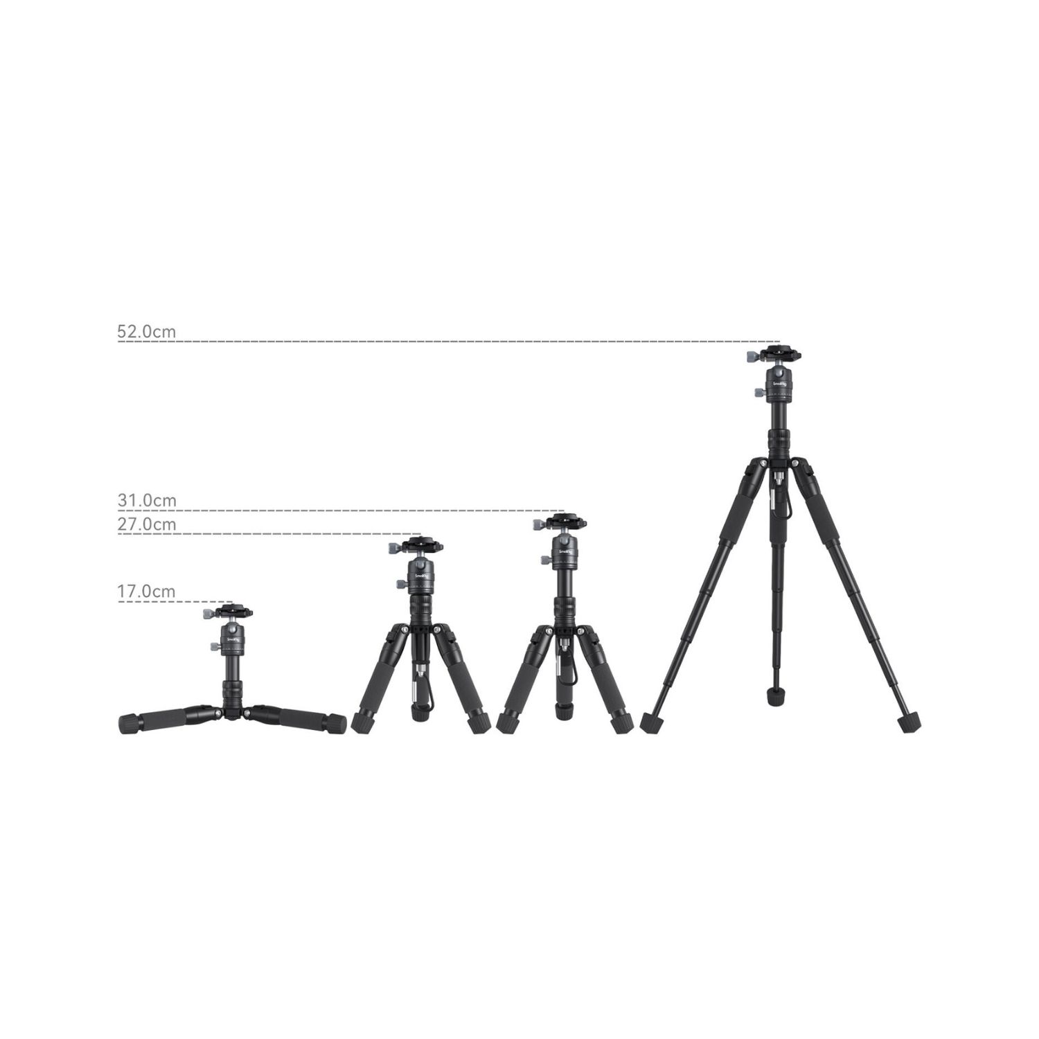 SmallRig VT-20 Aluminum Mini Tripod with Ball Head