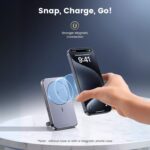 UGREEN 10000mAh Mini Magnetic Wireless 20W Power Bank With with Foldable Stand