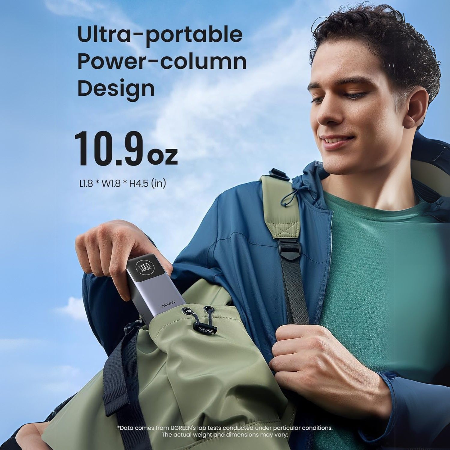 UGreen 12000mAh Nexode Power Bank 100W with Smart Digital Display