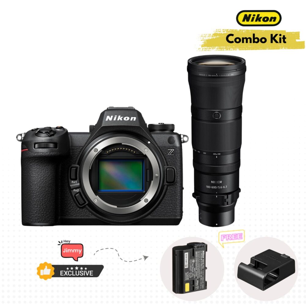 Wildlife Kit: Nikon Z6 Mark III Body + Nikkor Z 180-600mm VR Lens Bundle