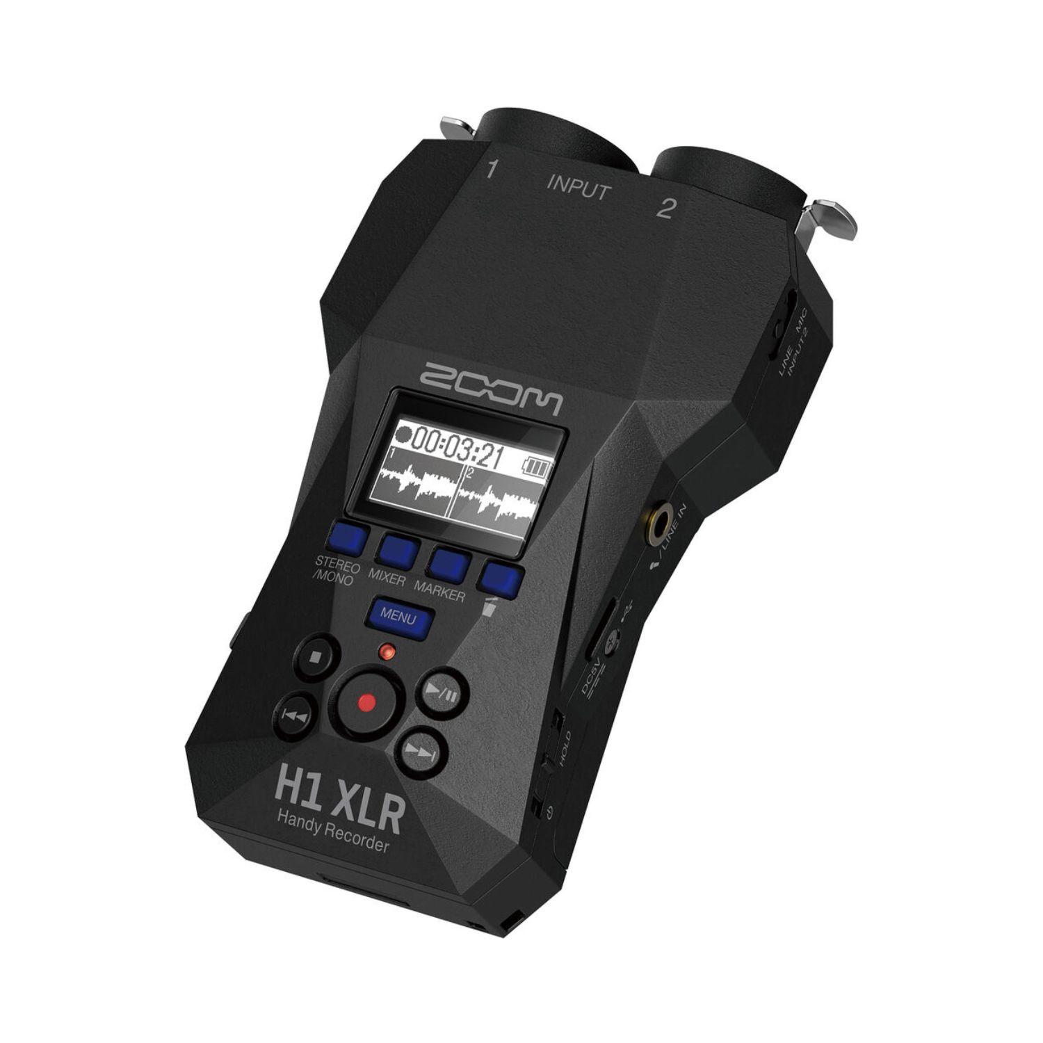 Zoom H1 XLR Portable Audio Recorder for Musicians and More