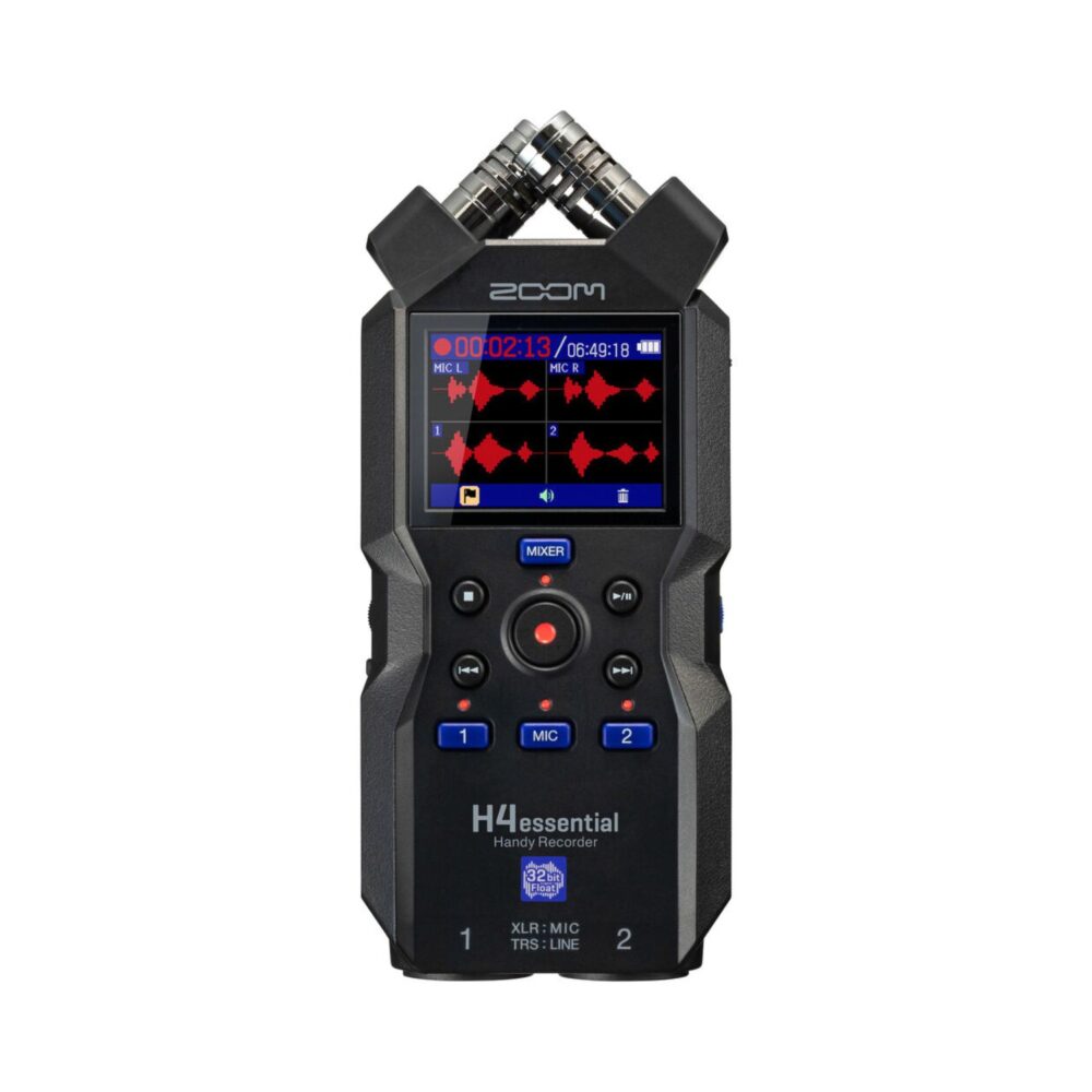 Zoom H4essential 4-Track 32-Bit Float Portable Audio Recorder